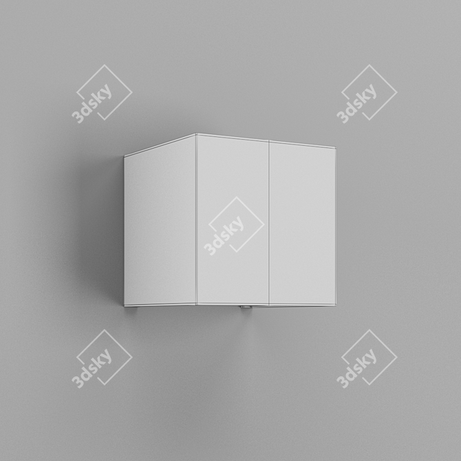 Elegant DAVOS Wall Light 3D model image 3