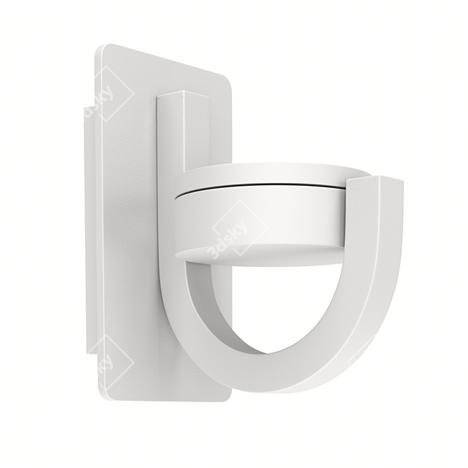 Iguazu LED Wall Light: Modern and Sleek 3D model image 2