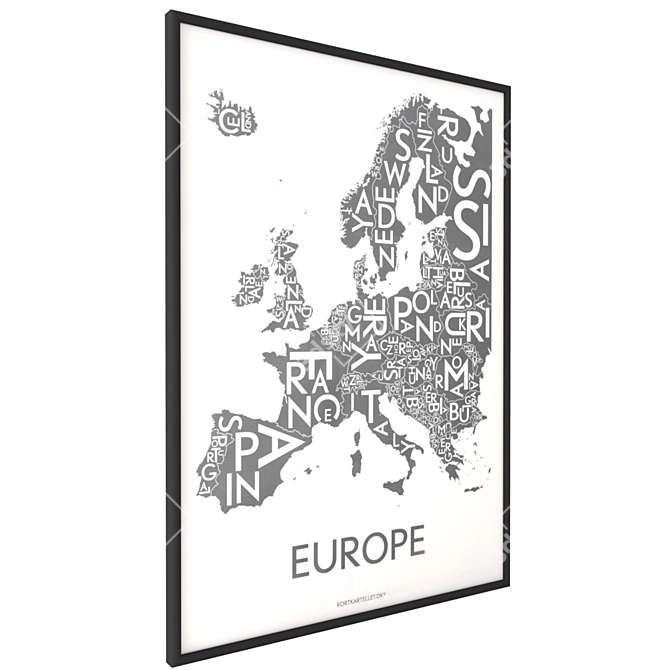 European Journey Wall Decor 3D model image 2