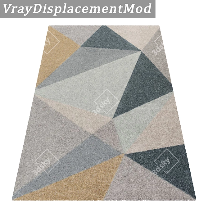 Luxury Carpet Set: High-Quality Textures - 3 Variants 3D model image 3