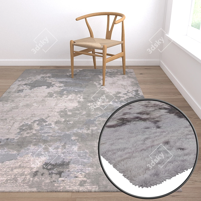 Luxury Carpets Set 618 3D model image 5