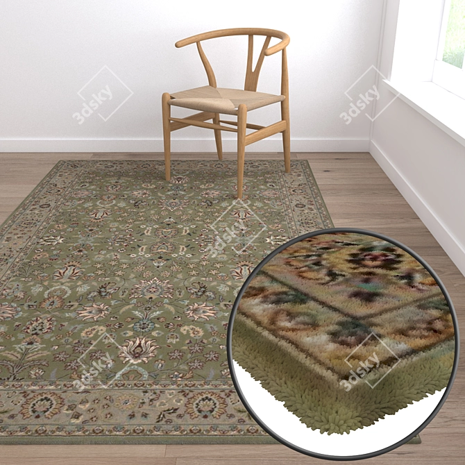 Luxury Carpets Set: High-Quality Textures & Multiple Options 3D model image 5