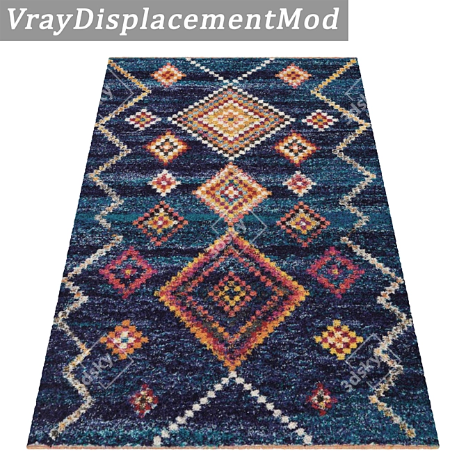 High-Quality Carpets Set 3D model image 3