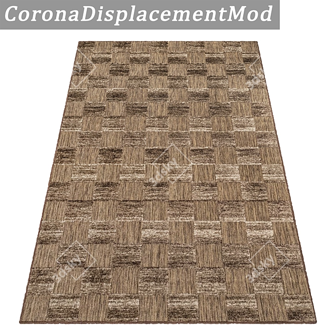 Luxury Carpet Set: High-Quality Textures for Versatile Scenes 3D model image 4