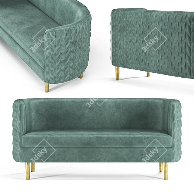 Color-Changing Spica Sofa 3D model image 1