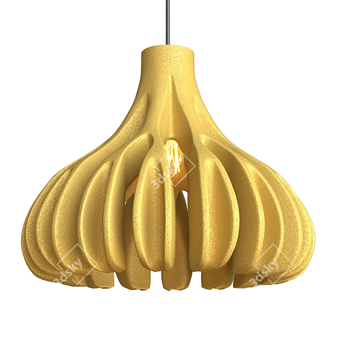 Java Pendant Lamp: Vibrant Colors & Unique Design 3D model image 4