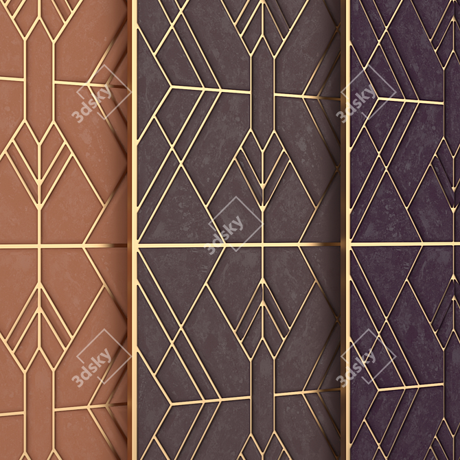 Modern Panel_02: 2015 Design 3D model image 2