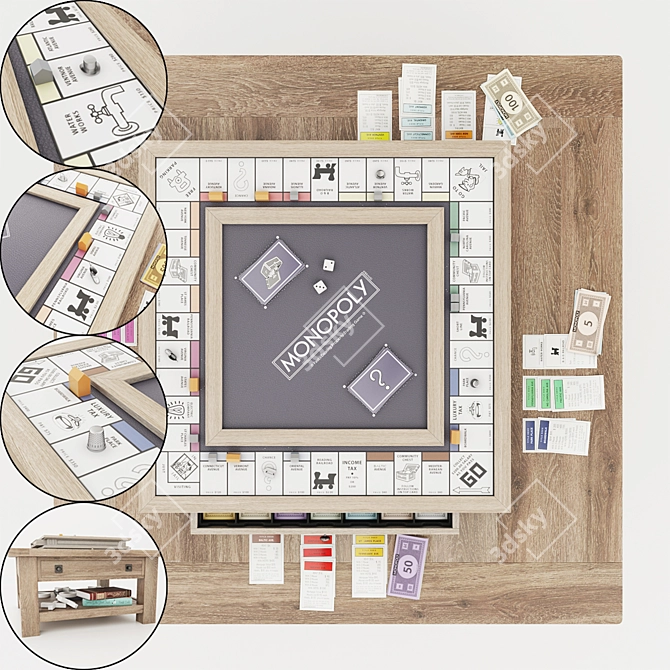 Pottery Barn Monopoly: Ultimate Luxury 3D model image 2