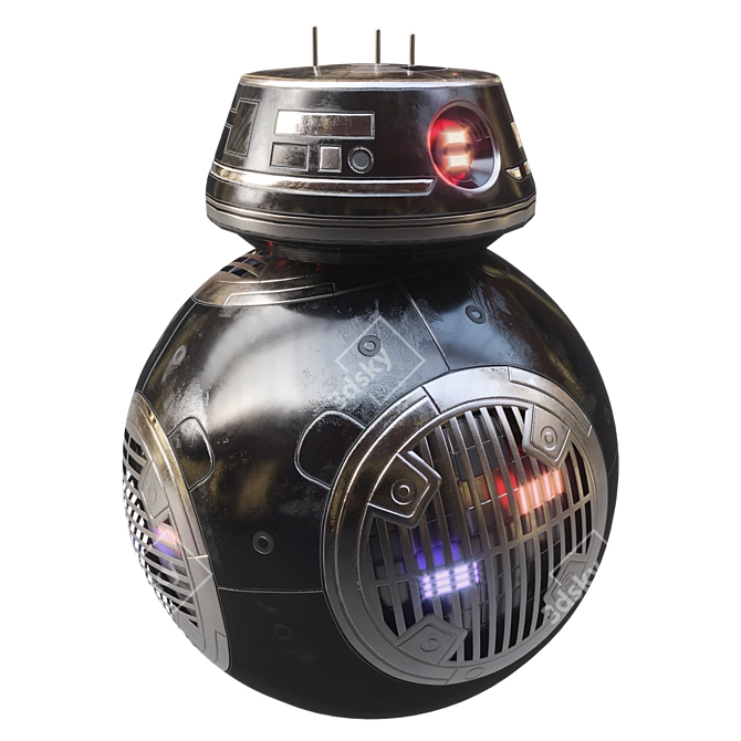 Galactic Droid Masterpiece 3D model image 2