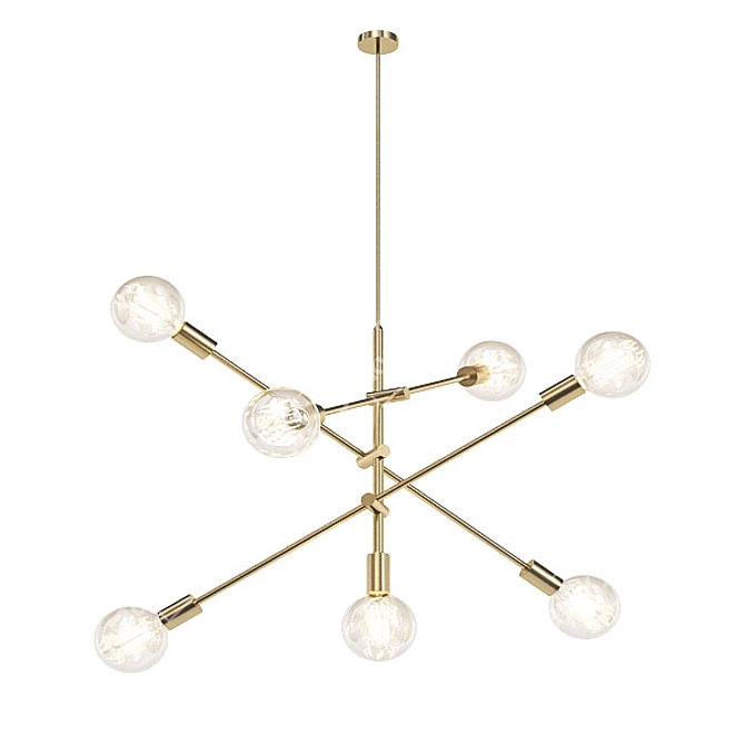 Sputnik Chandelier Collection 3D model image 2