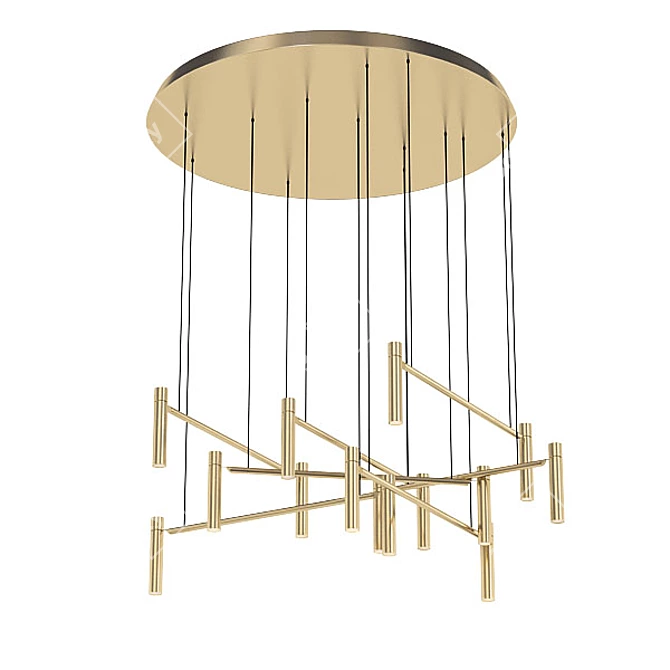 Sputnik Chandelier Collection 3D model image 3