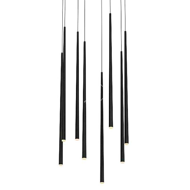 Sputnik Chandelier Collection 3D model image 4