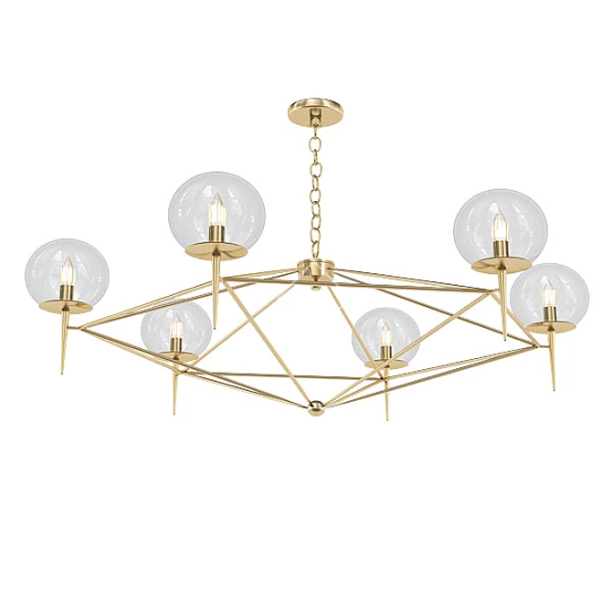 Modern Chandelier Collection 3D model image 2