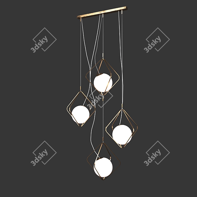 Brokis Cooper Pendant Chandelier 3D model image 2