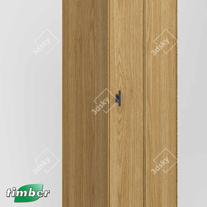 Modern Modena Timber Cabinet by Timber-Mebel 3D model image 3