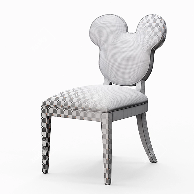 Mickey Mouse Luxury Everywhere Chair 3D model image 5