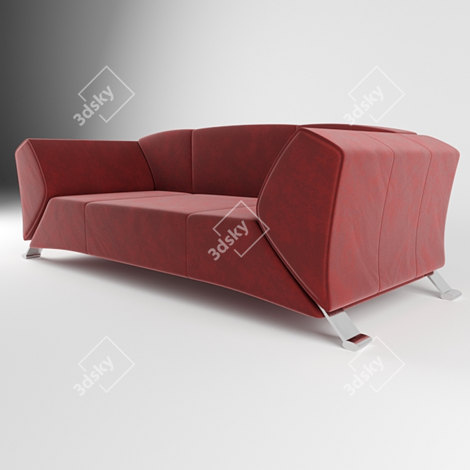 Modern Stylish Sofa 3D model image 2