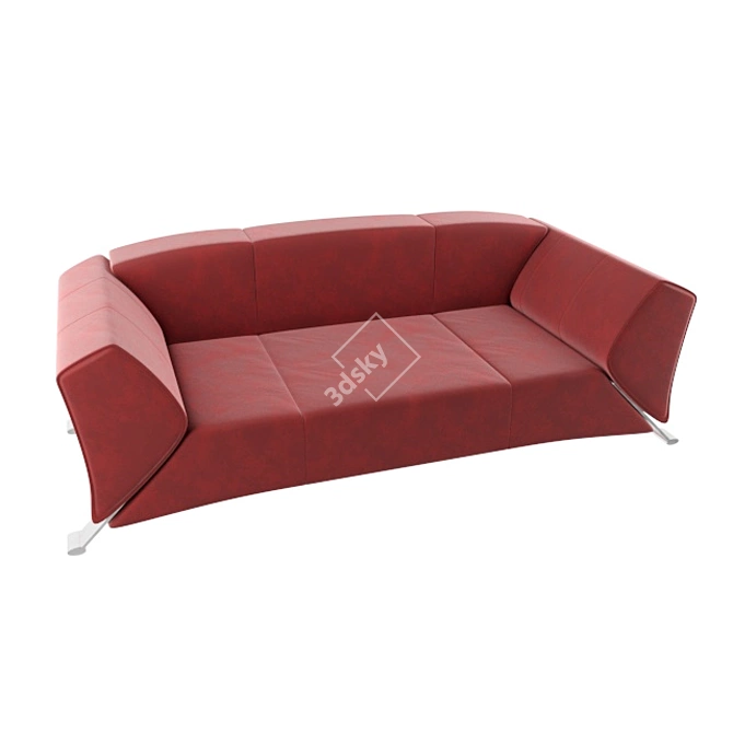 Modern Stylish Sofa 3D model image 6