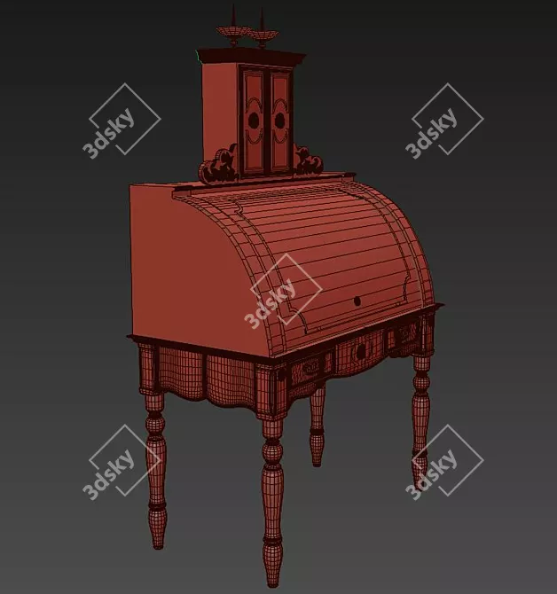 Neoclassic 3D Table: High-Quality Design 3D model image 3