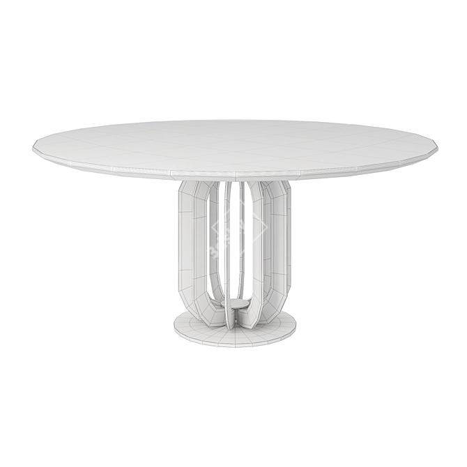 Sleek Keramik Table: Elegant Design & Durable Finish 3D model image 2