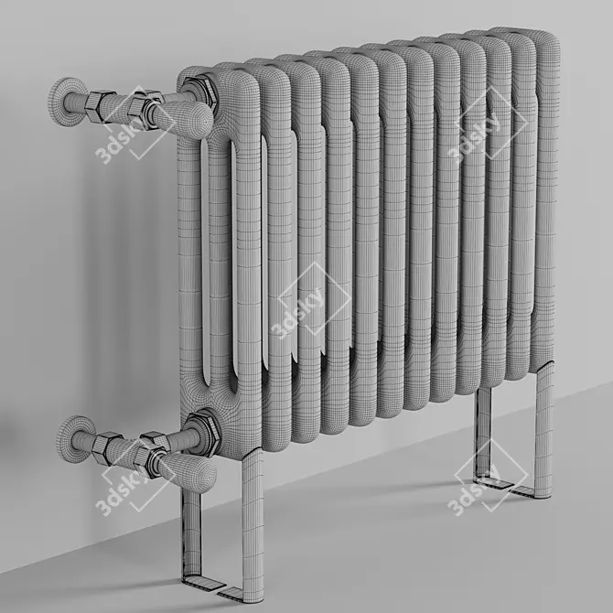 Customizable Cordivari Radiator with TurboSmooth 3D model image 3