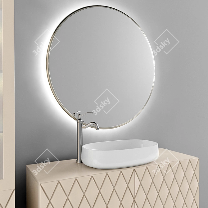 Modern Bathroom Furniture Ambicioni - Tivoli Series 3D model image 3