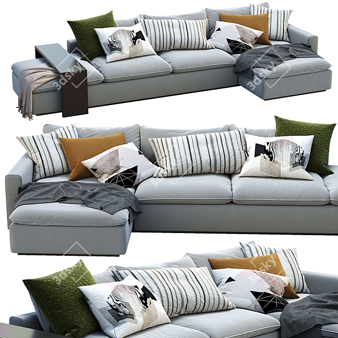 Indera Weeknd Sofa 3D model image 1