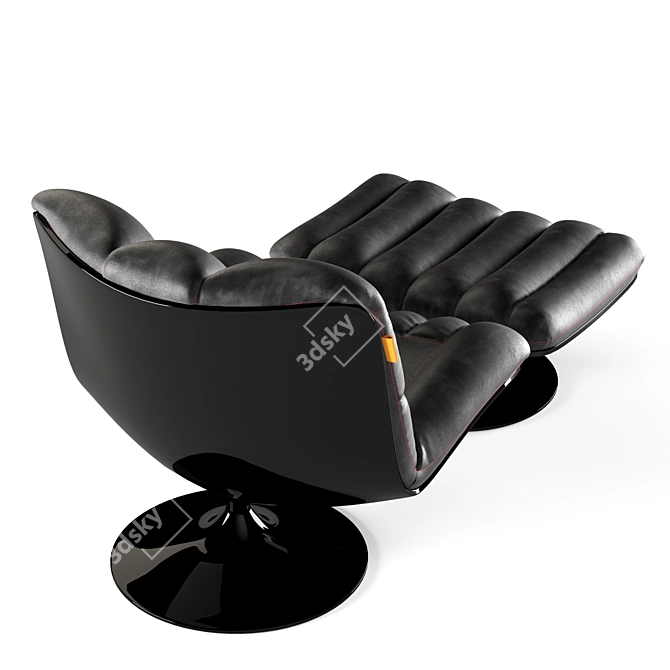 Luxury Marilyn Leather Chair - Premium Quality 3D model image 4