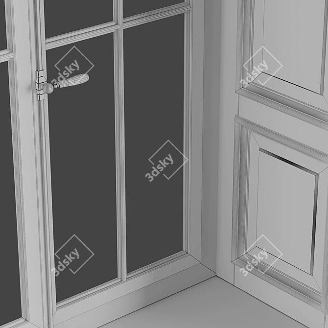 Elegant Timeless Window 3D model image 3