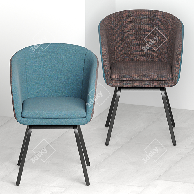 Modern Cabin Armchair by Johanson 3D model image 8