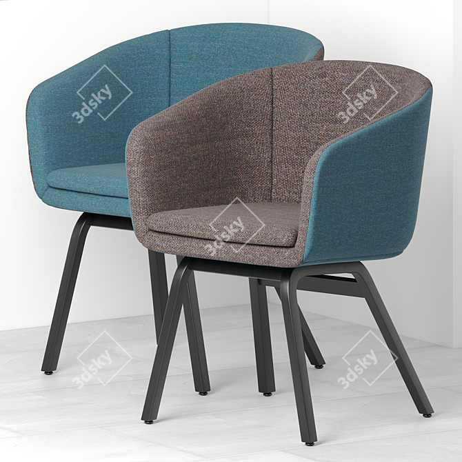 Modern Cabin Armchair by Johanson 3D model image 10