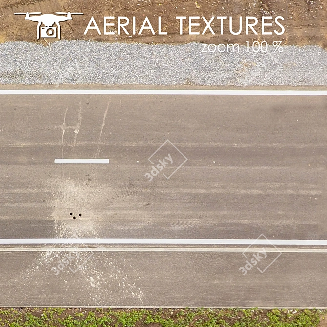 Aerial Terrain Texture 3D model image 5