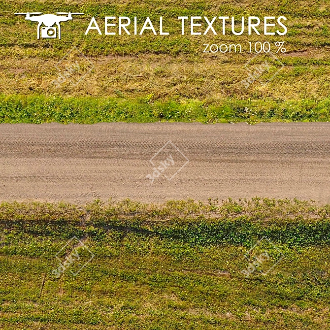 Aerial Terrain Texture: Road 296 3D model image 2