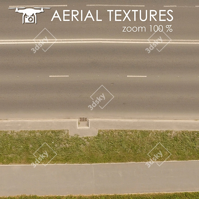 Aerial Landscape Texture for Versatile Visualizations 3D model image 5