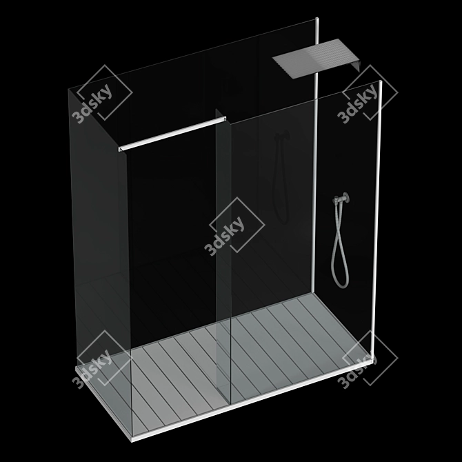 Antonio Lupi Ox Shower Cabin 3D model image 3