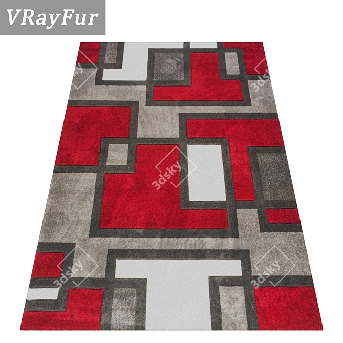 Versatile High-Quality Carpet Set 3D model image 2