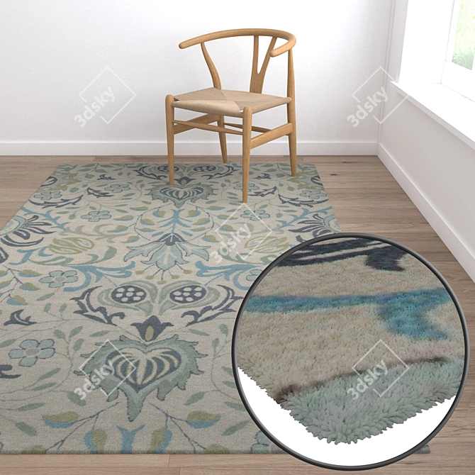 Title: Designer Carpets Collection 3D model image 5