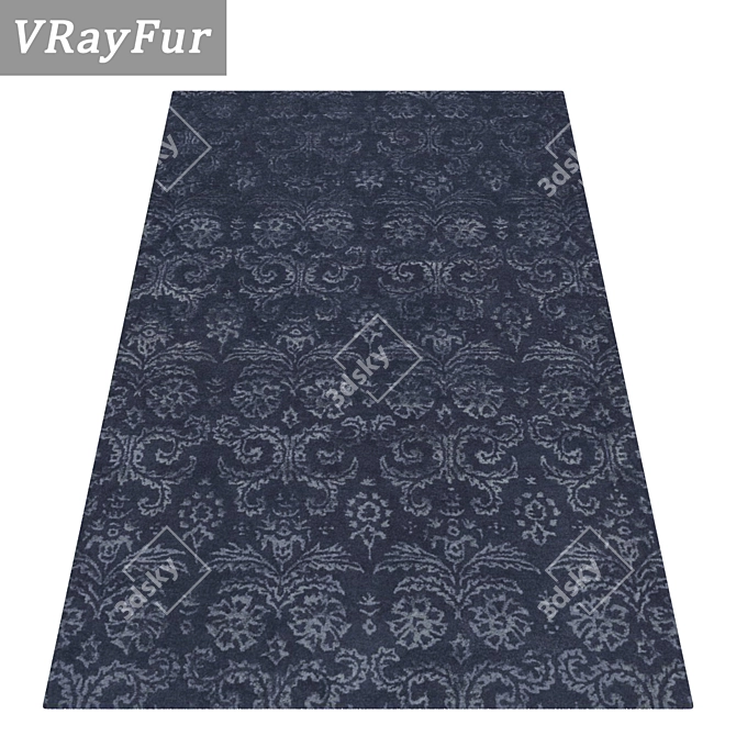 Luxury Carpet Set: High-Quality Textures 3D model image 2