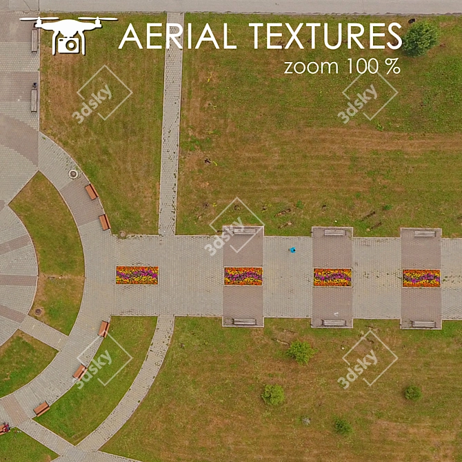 ParkZone 301 Aerial Texture 3D model image 1