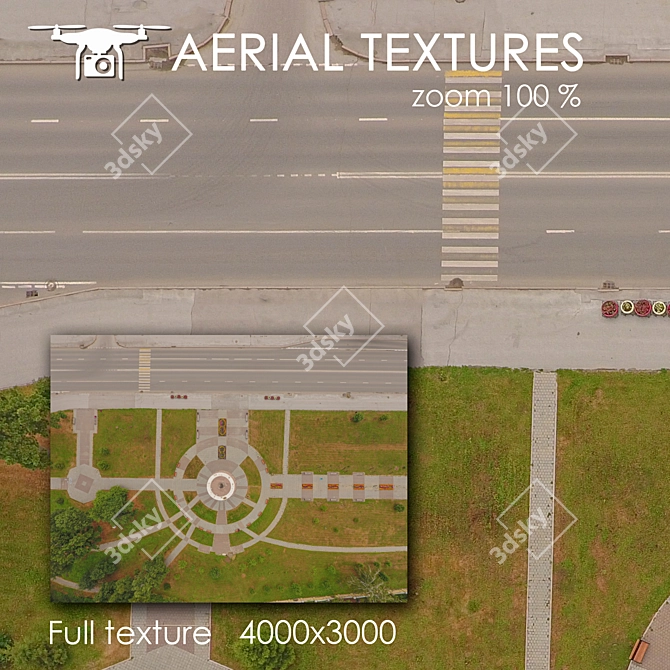 ParkZone 301 Aerial Texture 3D model image 3