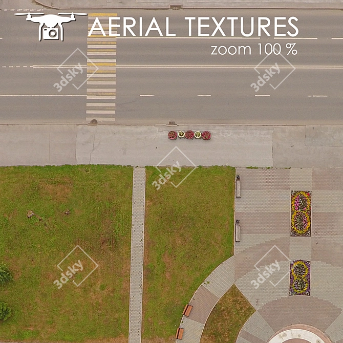 ParkZone 301 Aerial Texture 3D model image 4