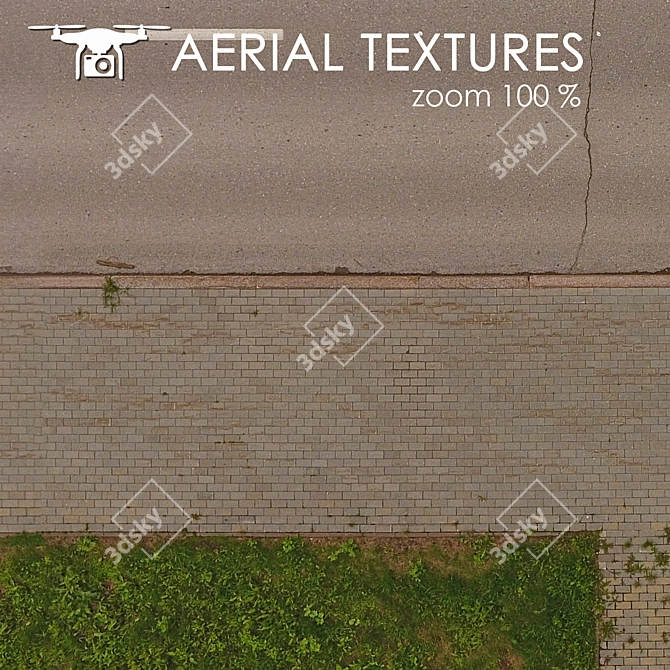 Aerial Terrain Texture 3D model image 2