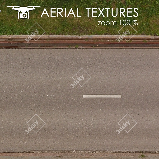 Aerial Terrain Texture 3D model image 4