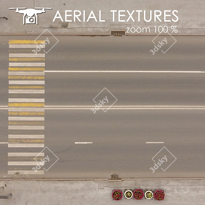 Aerial Terrain Texture 3D model image 2