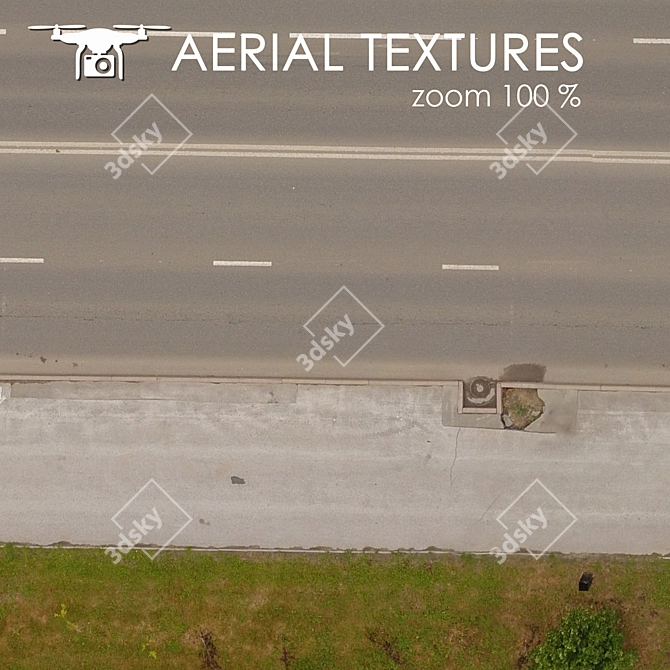 Aerial Terrain Texture 3D model image 4