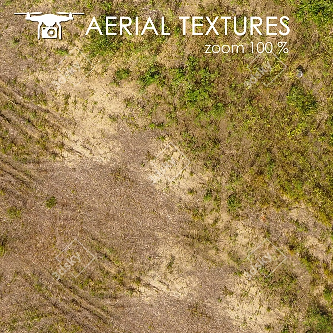 Seamless Aerial Terrain Texture 3D model image 3