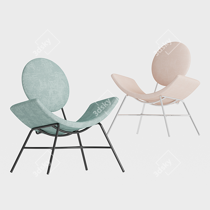 Sleek and Stylish Elroy Chair 3D model image 1