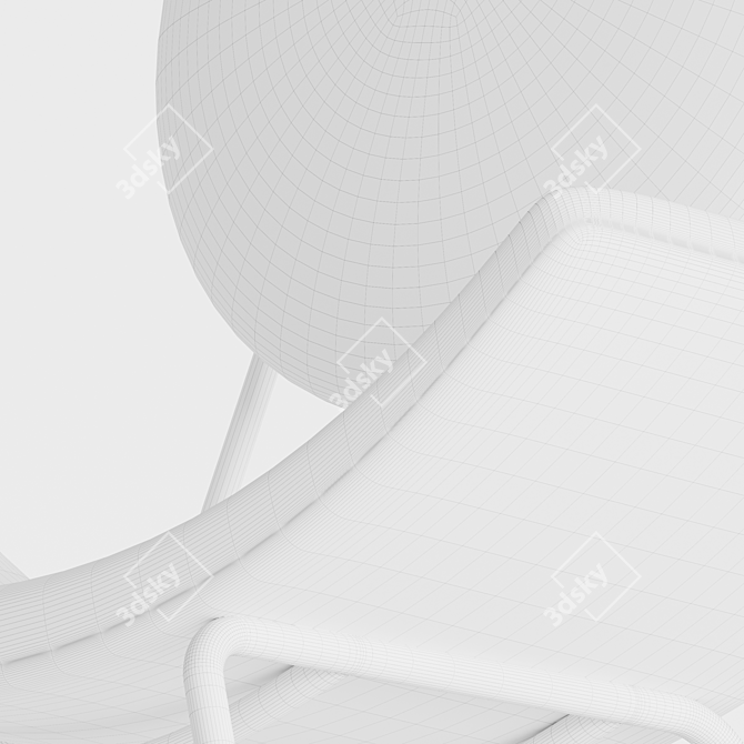 Sleek and Stylish Elroy Chair 3D model image 4