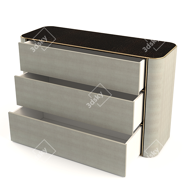 Kent Chests of Drawers - Stylish and Spacious 3D model image 2