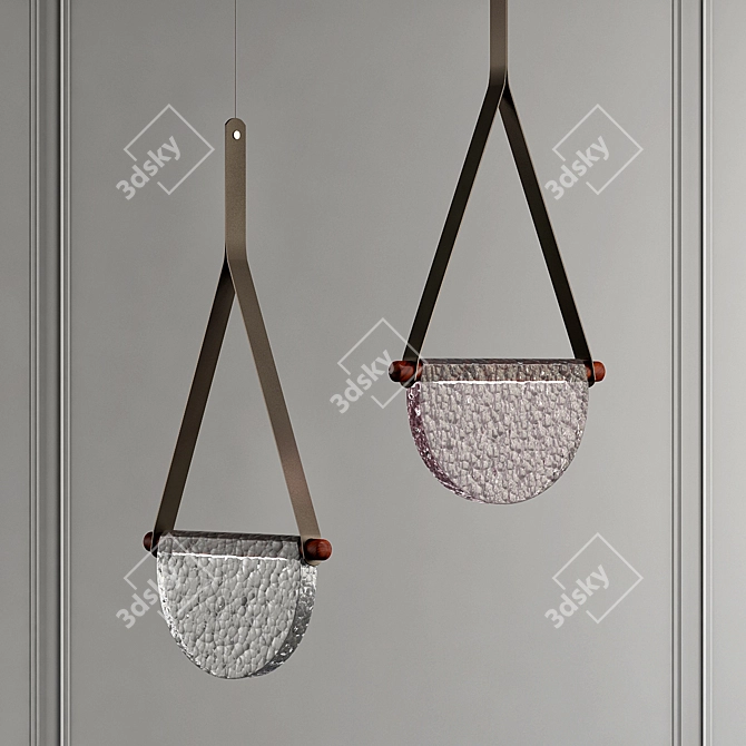 Modern DALI Pendant Light 3D model image 1